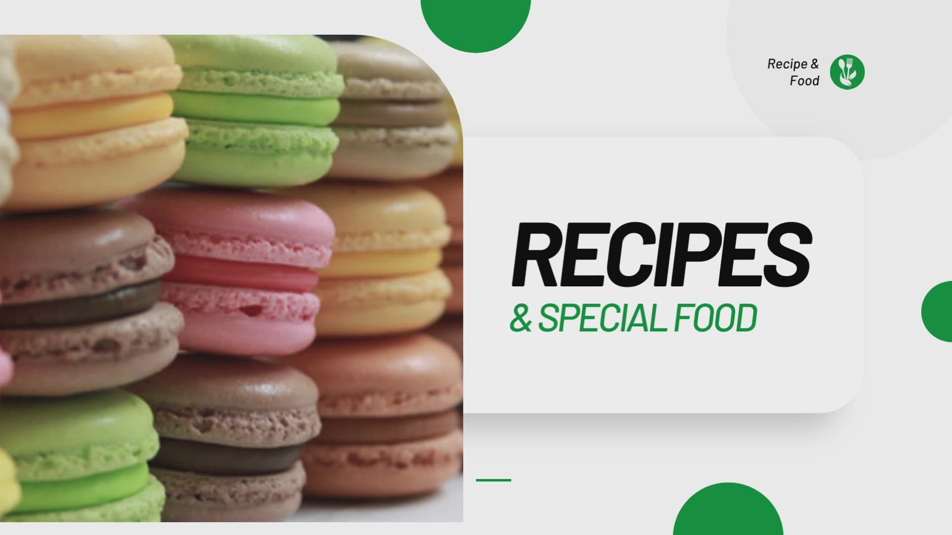 'Video thumbnail for Macarons Recipes'