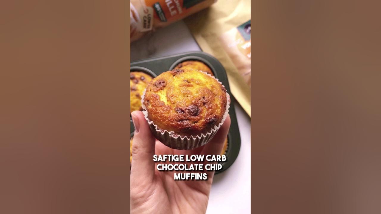 Video thumbnail for Saftige glutenfreie Keto & LowCarb Chocolate Chip Muffins 😍 schnell, einfach und gelingsicher!