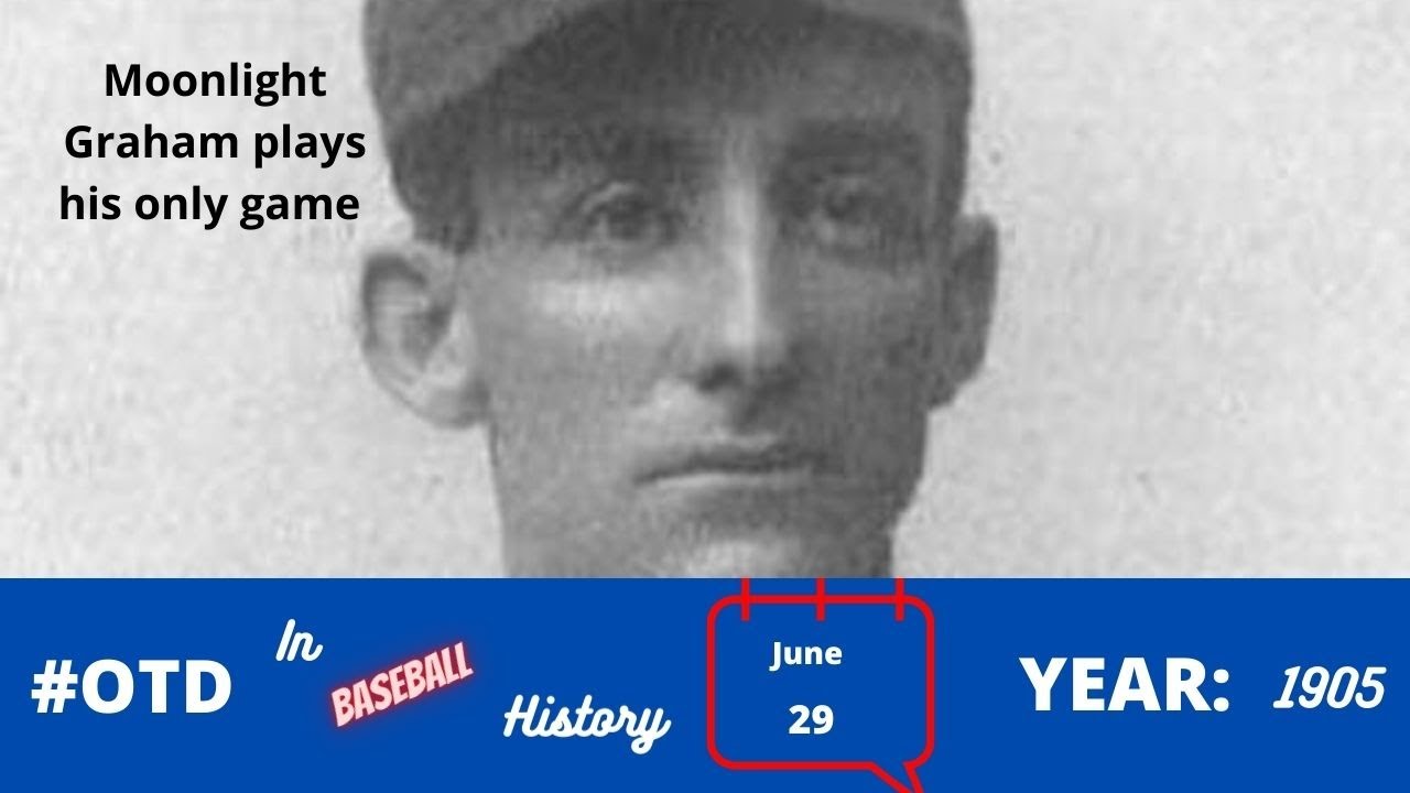 'Video thumbnail for Moonlight Graham plays in his only game'