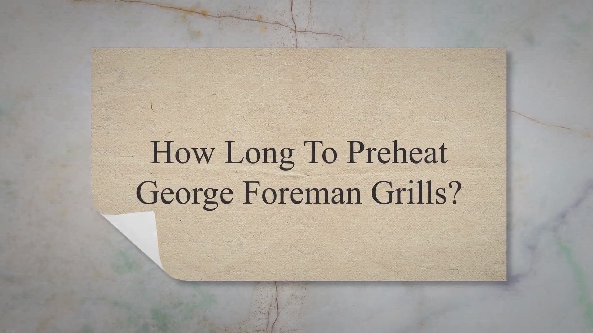 Video thumbnail for How Long To Preheat George Foreman Grills?