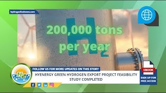 'Video thumbnail for French Version - HyEnergy green hydrogen export project feasibility study completed'