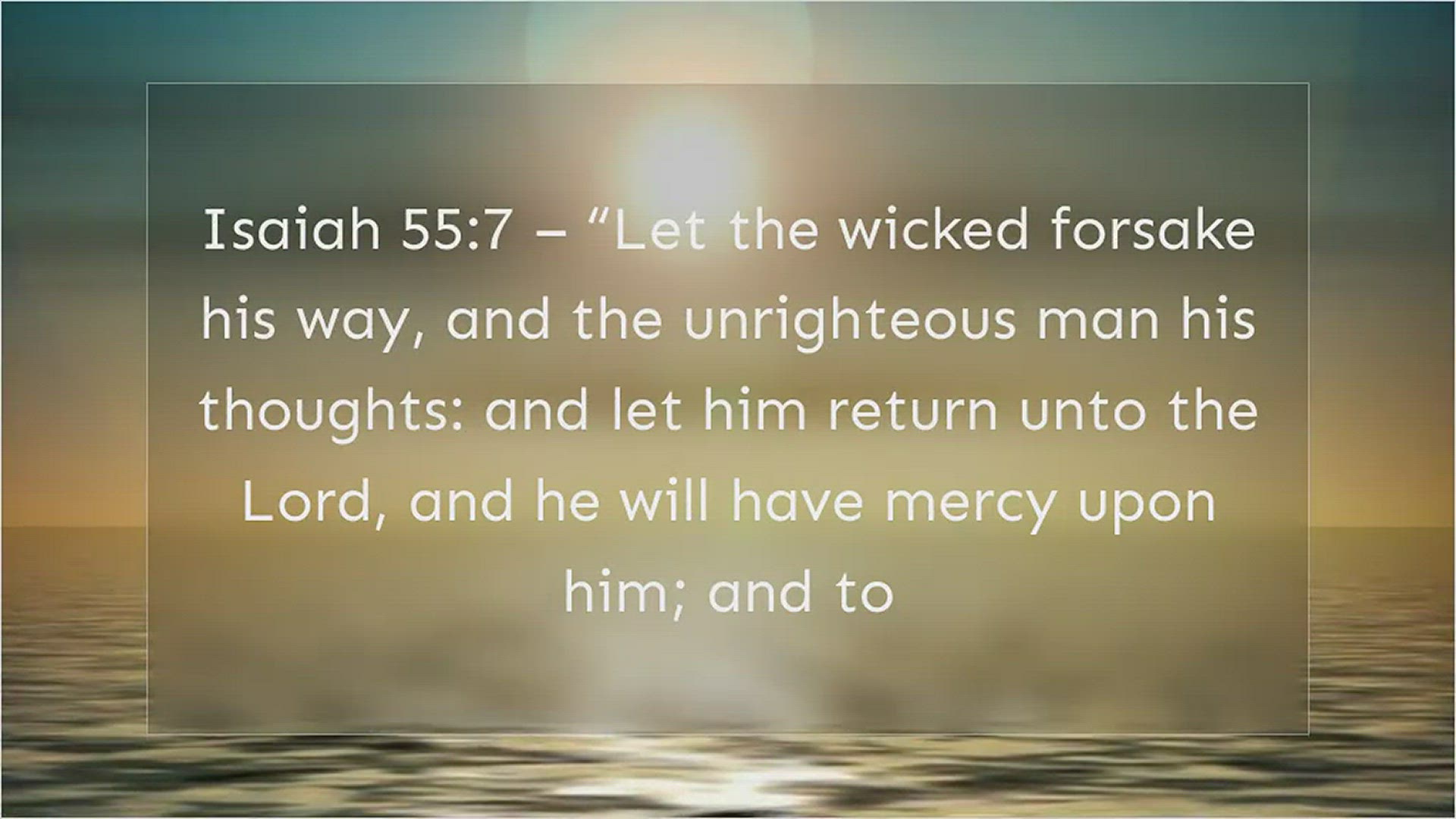 'Video thumbnail for Repentance: Bible Verses about Repentance'