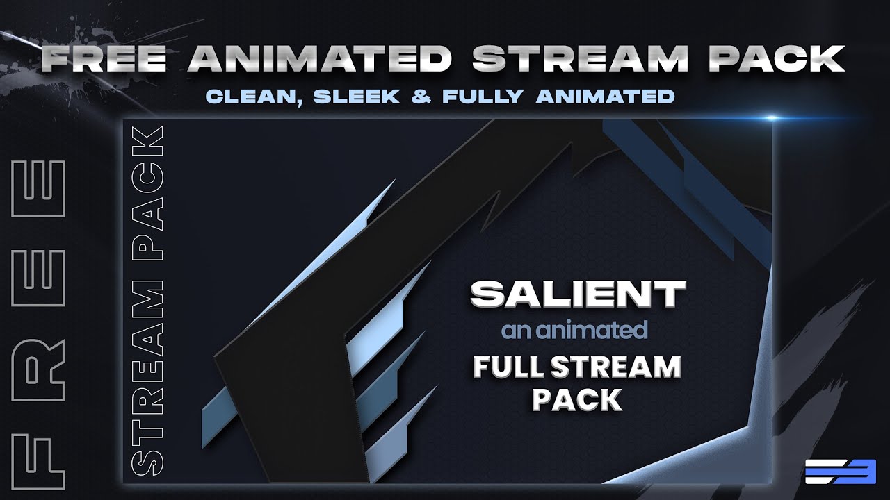 'Video thumbnail for FREE! Full Clean Animated Stream Pack - Salient Ed'