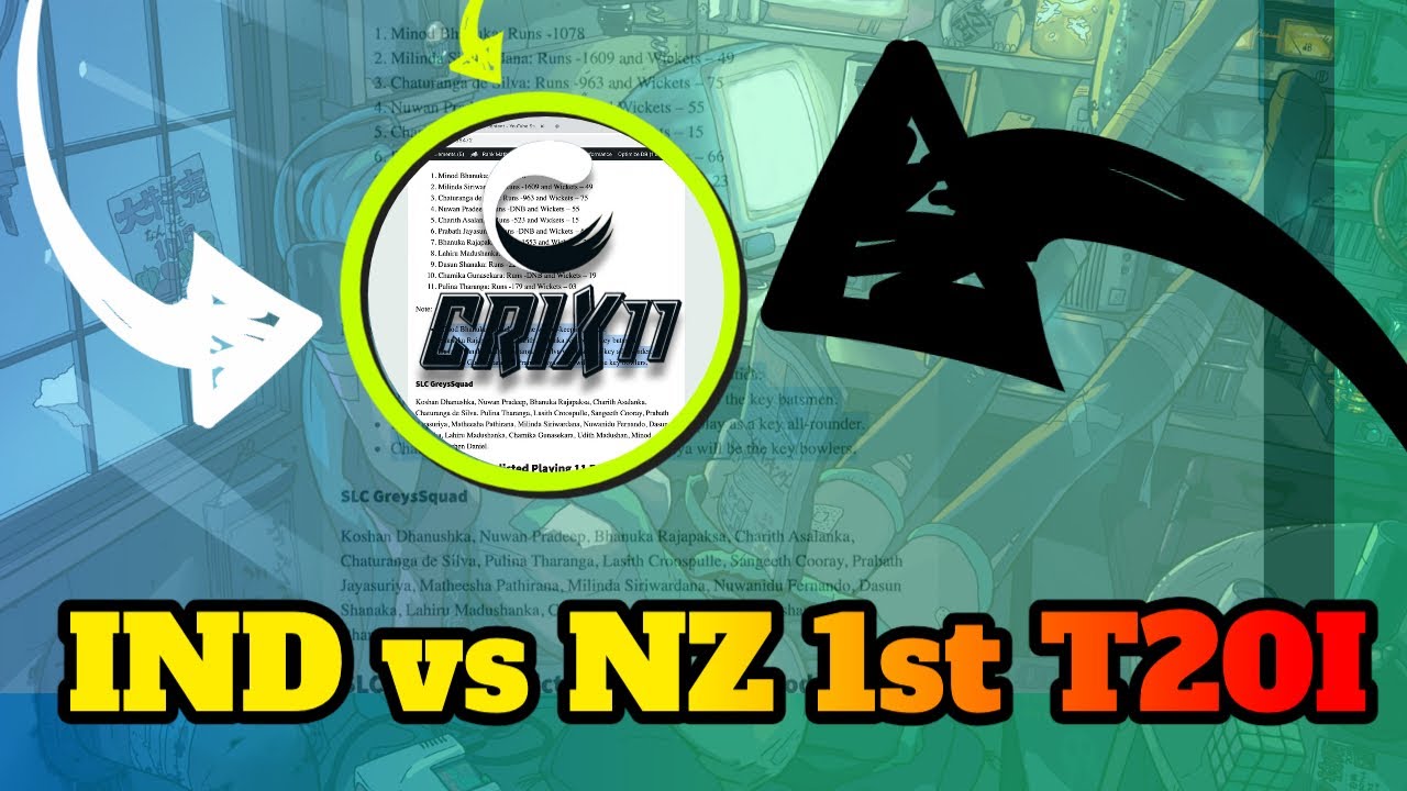 Video thumbnail for IND vs NZ 1st T20I IND vs Dream11 Team Prediction India vs New Zealand Playing 11