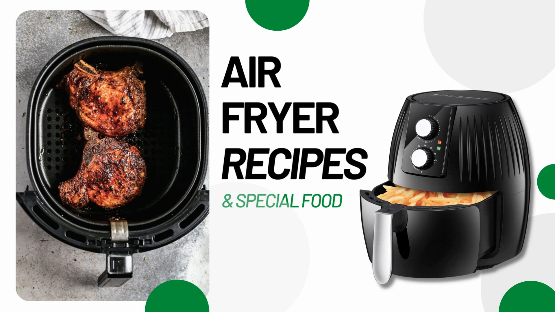 'Video thumbnail for Air Fryer Recipe - BBQ Pork Chops'