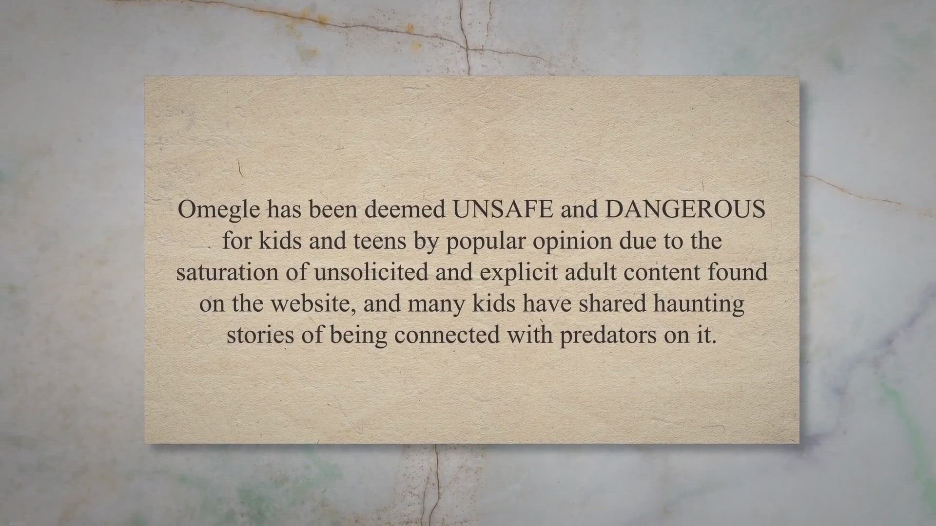 'Video thumbnail for 9 Reasons Why Omegle Is NOT Safe And How To Use It Safely'