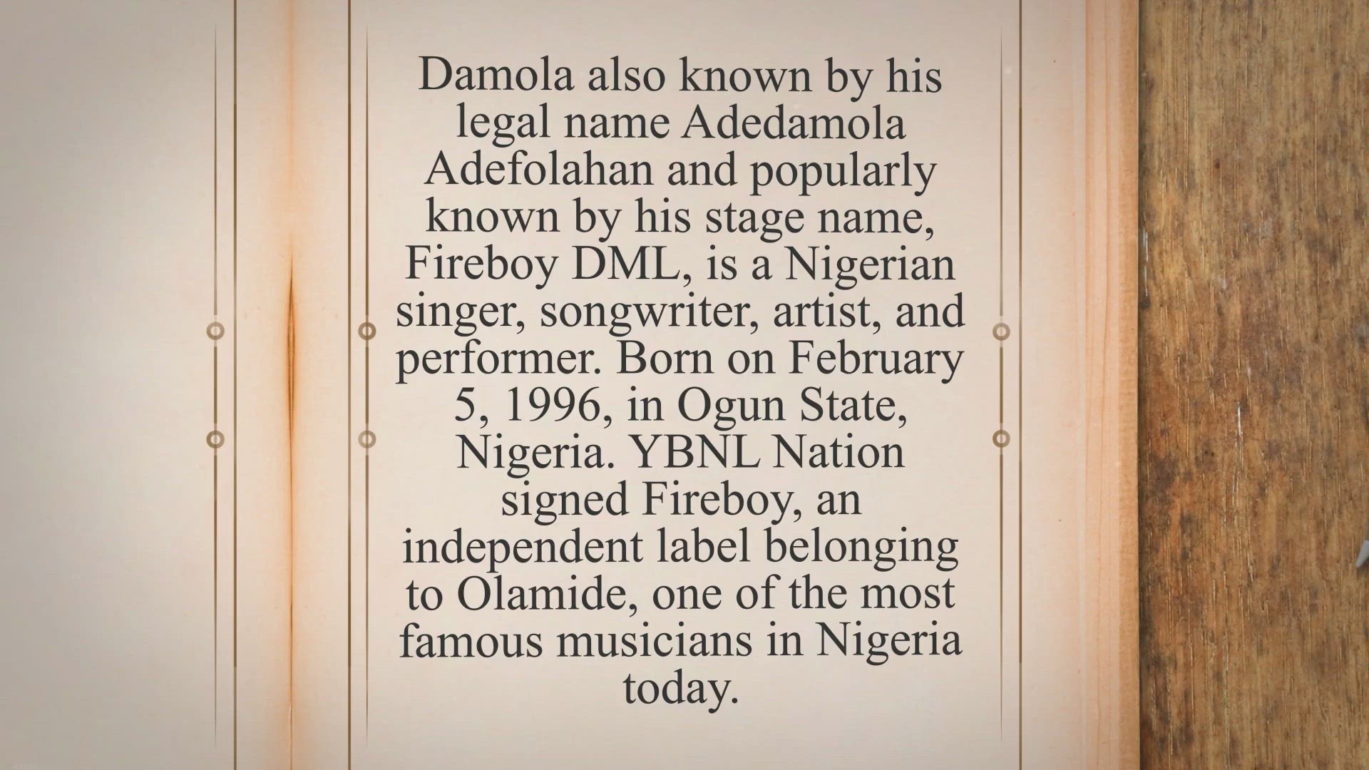 Video thumbnail for Fireboy DML