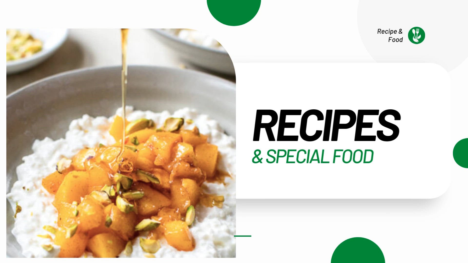 'Video thumbnail for Healthy Cottage cheese with sliced peaches and granola Recipe'