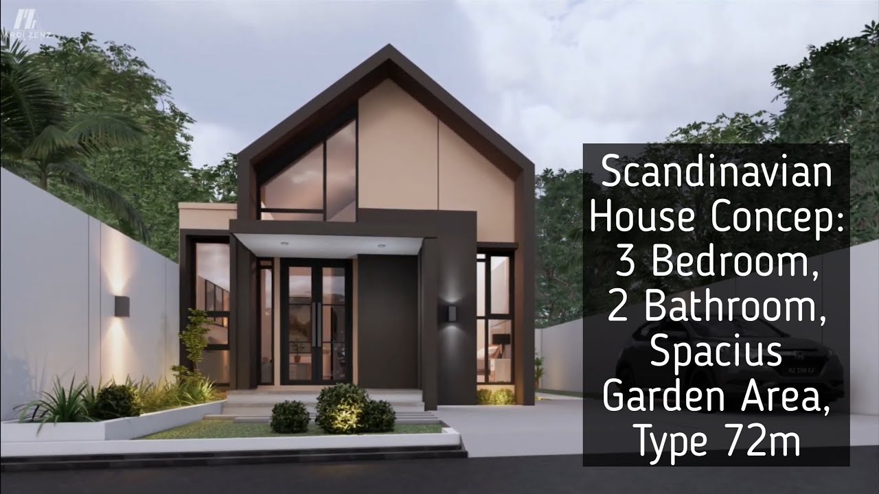 'Video thumbnail for Scandinavian House Design Exterior, Interior & Plans'