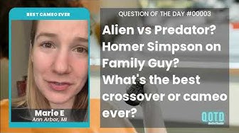 Video thumbnail for Marie was touched by Claudia Schiffer's appearance in Love Actually. How sweet!