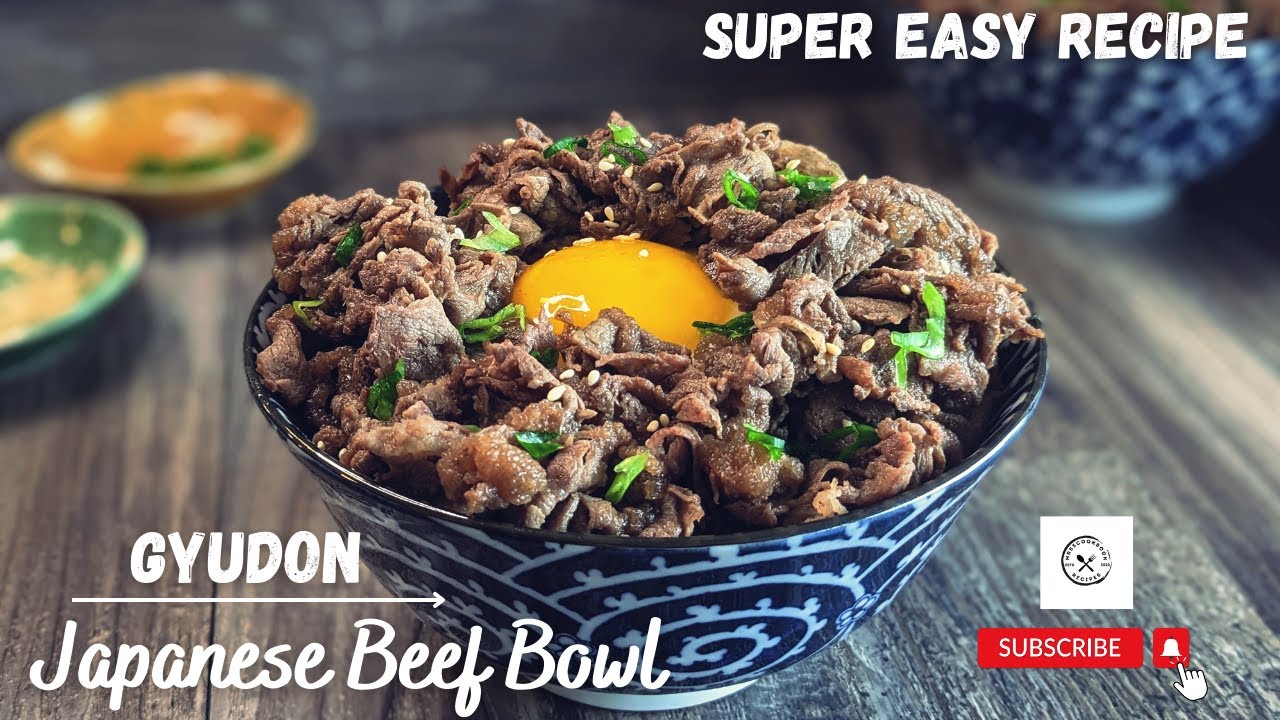 'Video thumbnail for Bite into Flavour: The Perfect Japanese Gyudon beef bowl recipe 牛丼 @mrs5cookbook'