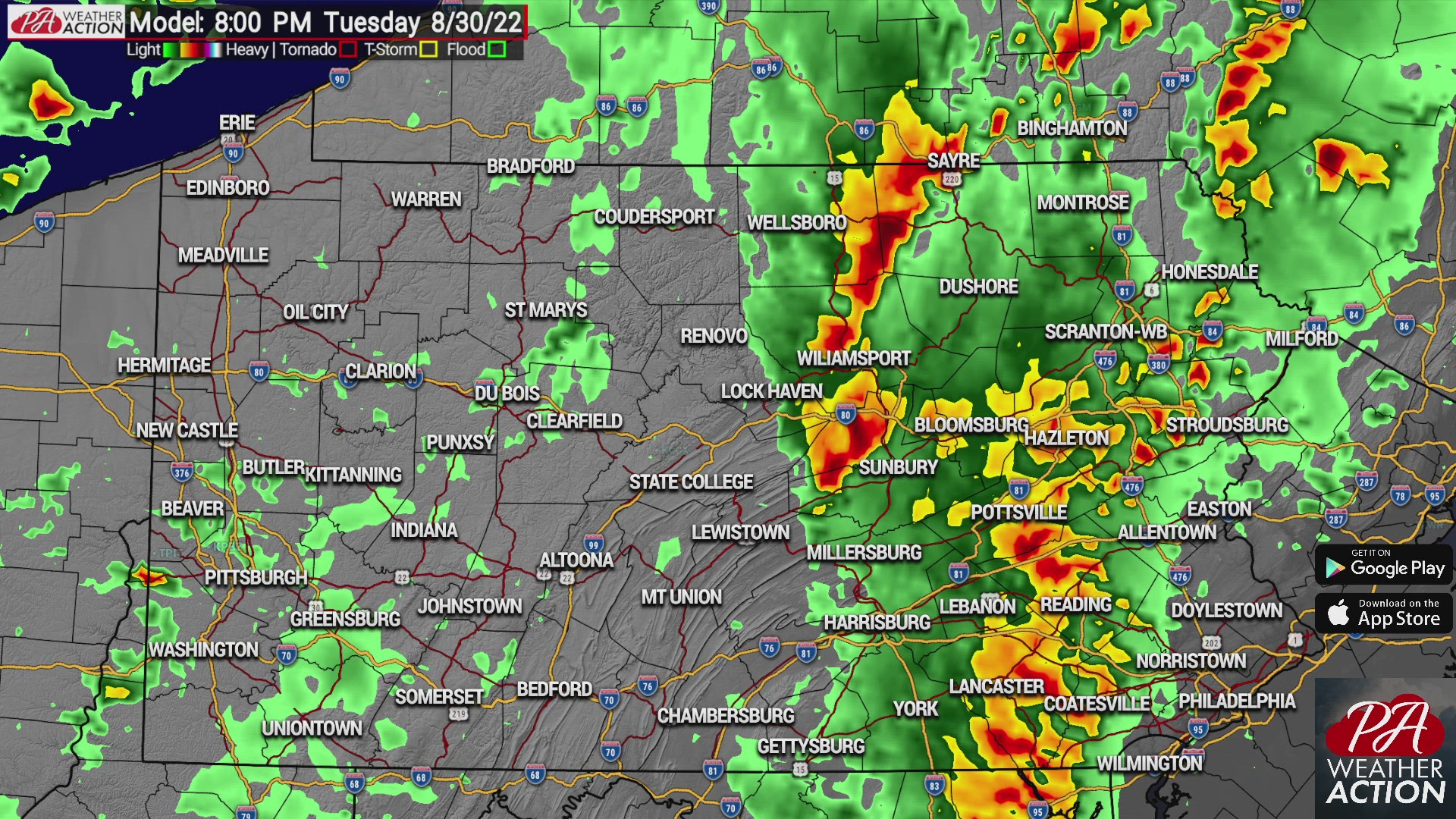 Video thumbnail for Tuesday 8/30/22 Future Radar