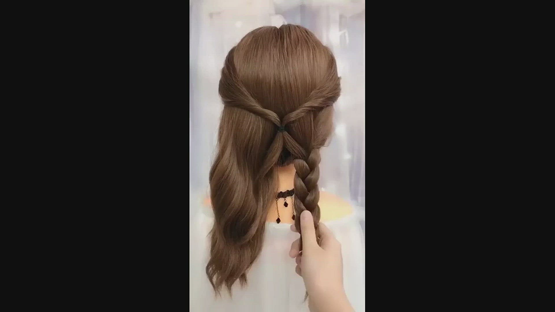 Video thumbnail for Hairstyles tutorial, hairstyles for long hair, Medium hair styles-20