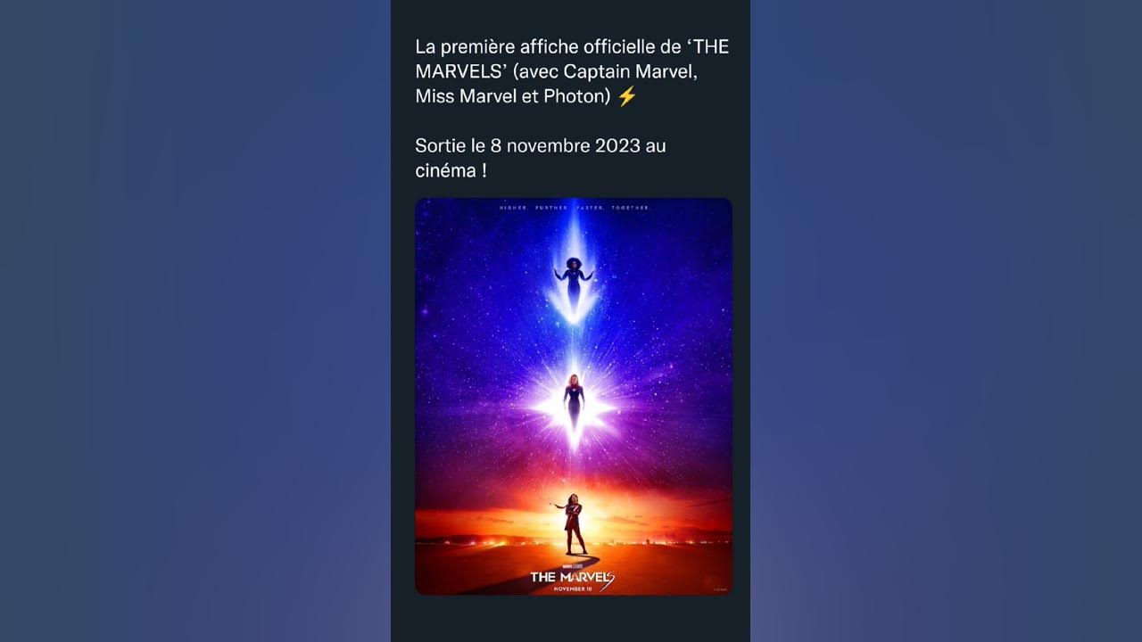 Video thumbnail for ‘THE MARVELS’ (avec Captain Marvel, Miss Marvel et Photon) ⚡️ Sortie le 8 novembre 2023 au cinéma !