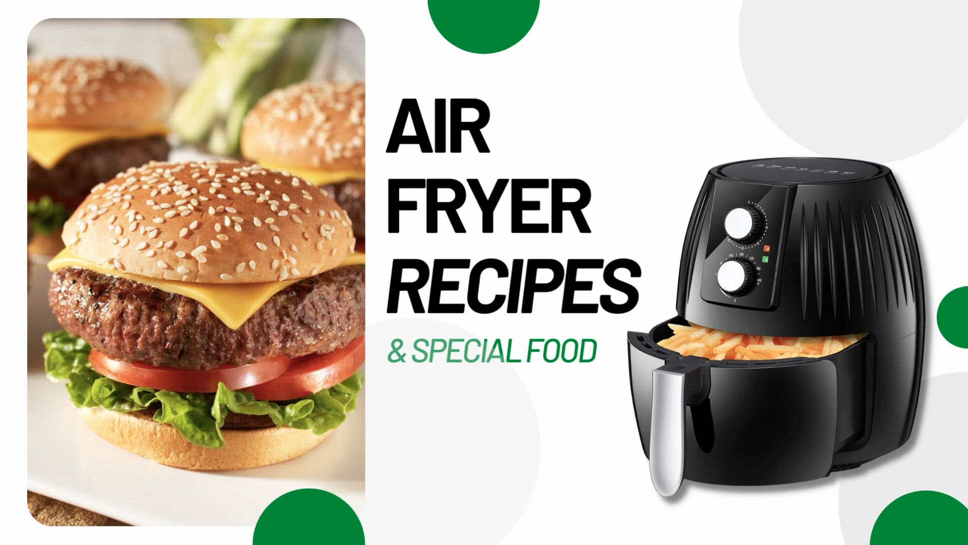'Video thumbnail for Summer Air Fryer Recipes - Cheeseburgers'