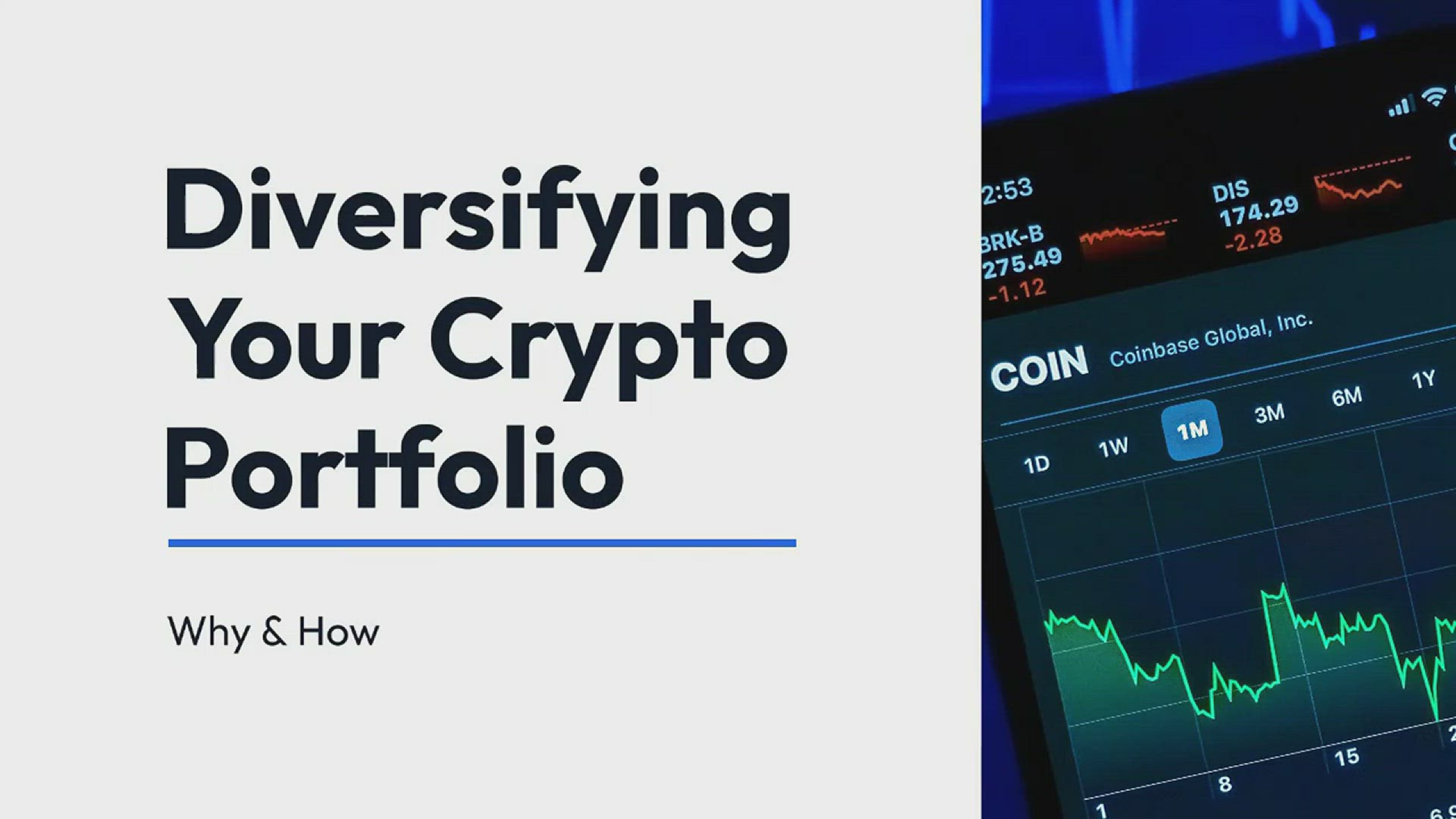 Video thumbnail for diversifying Your Crypto Portfolio
