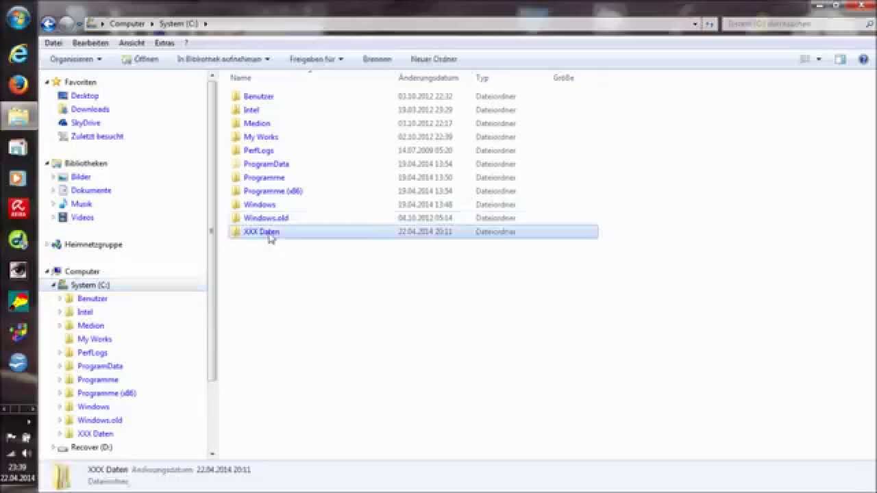 'Video thumbnail for Windows 7: Schnellzugriff auf wichtige Ordner einrichten'