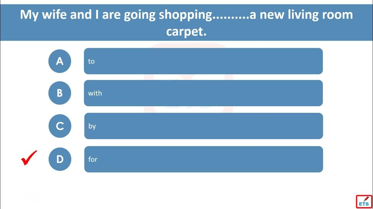 'Video thumbnail for English Prepositions Quiz 49'