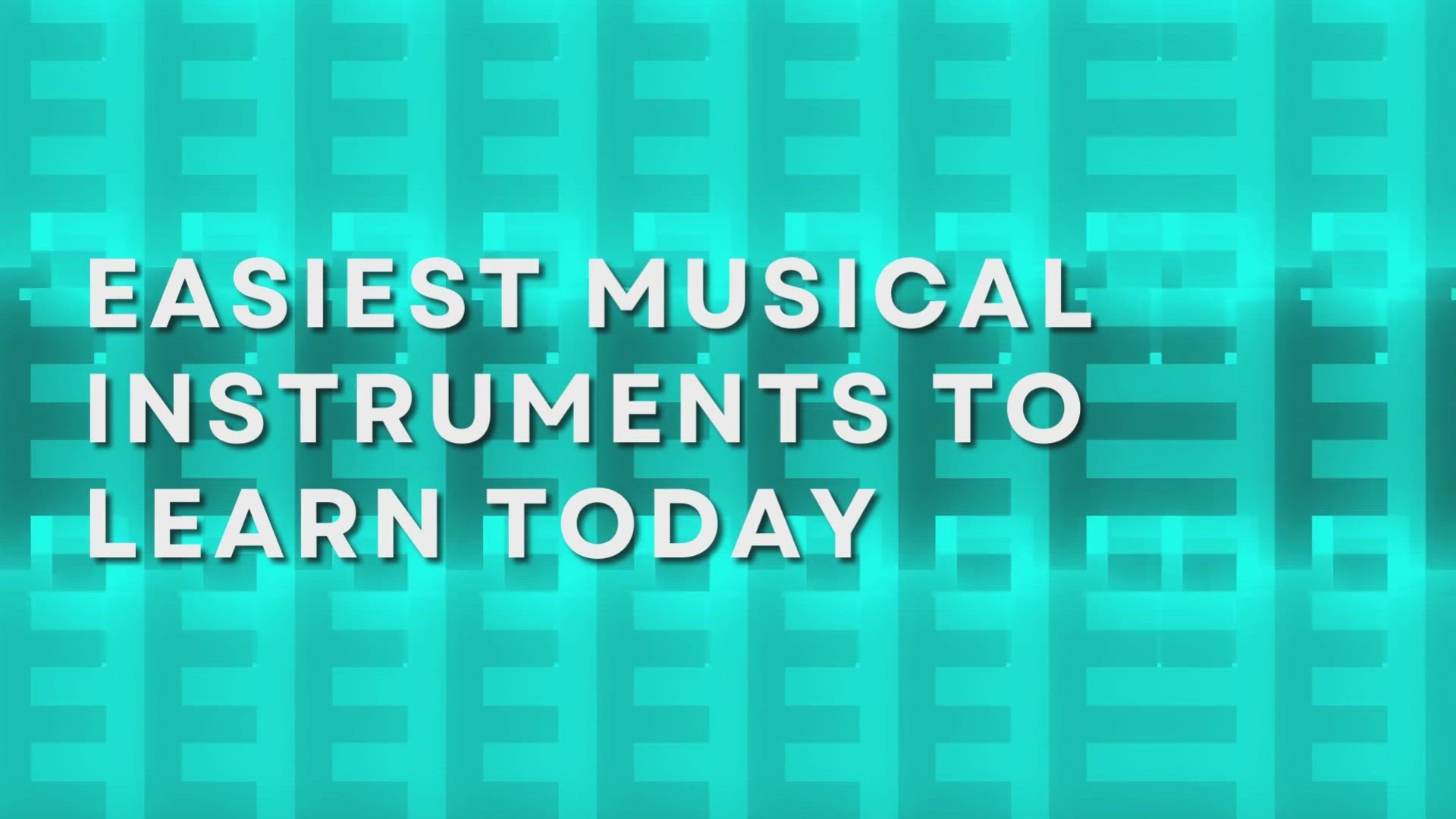 'Video thumbnail for Easiest Musical Instruments To Learn Today'