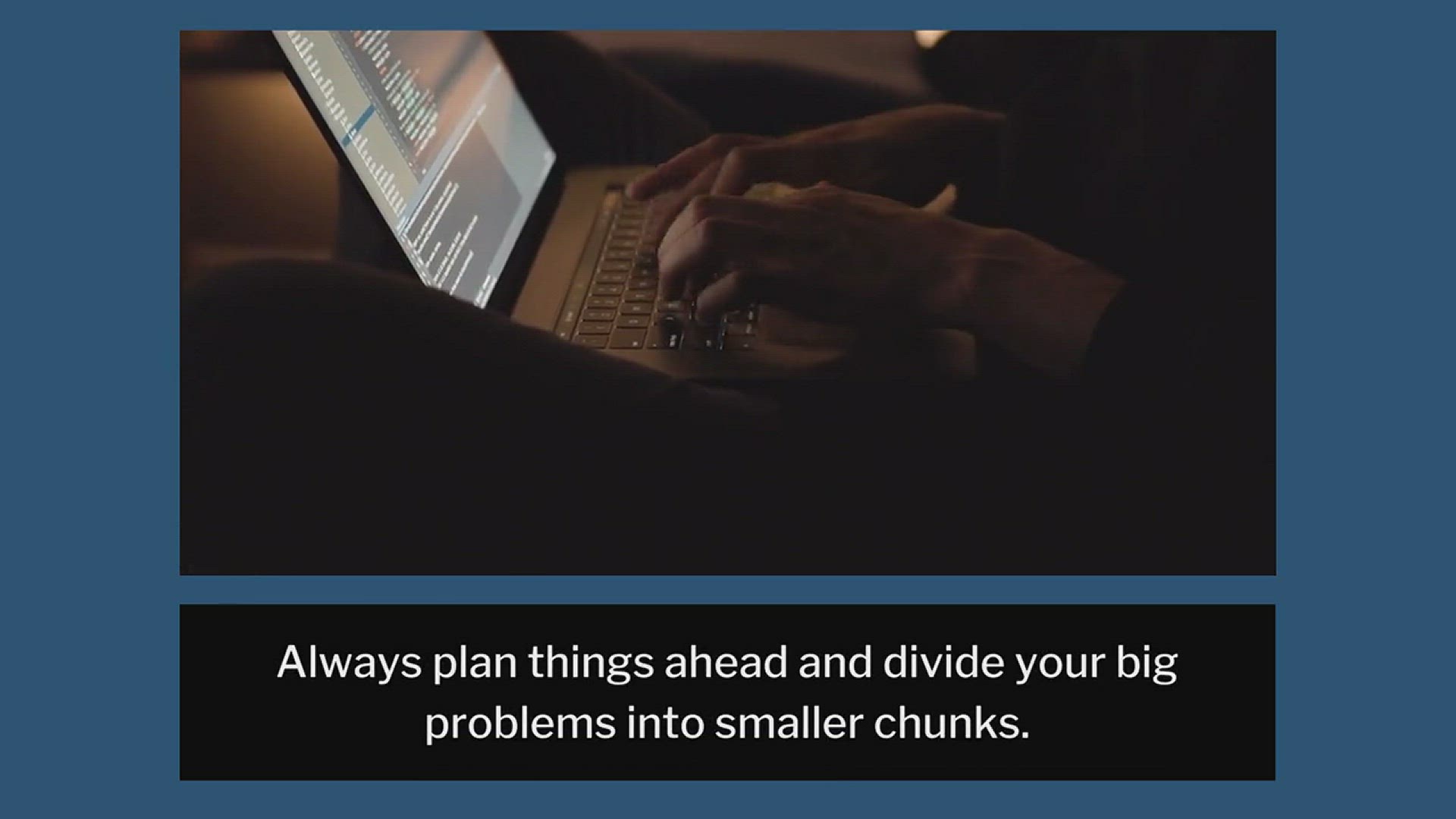 Video thumbnail for Programming Tips #2 and #3 - Problem Solving and Flexibility