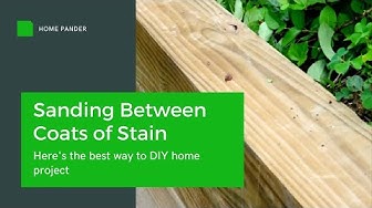 'Video thumbnail for Sanding Between Coats of Stain- 3 Simple Steps To Follow'