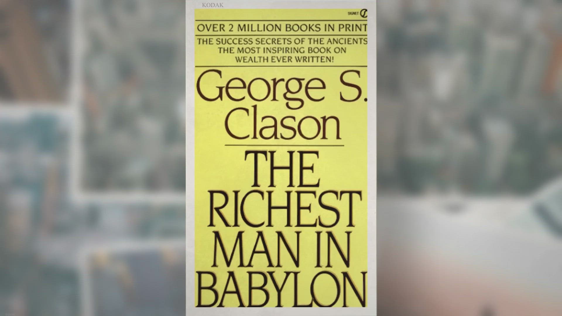 Video thumbnail for The richest man in Babylon by George S. Clason