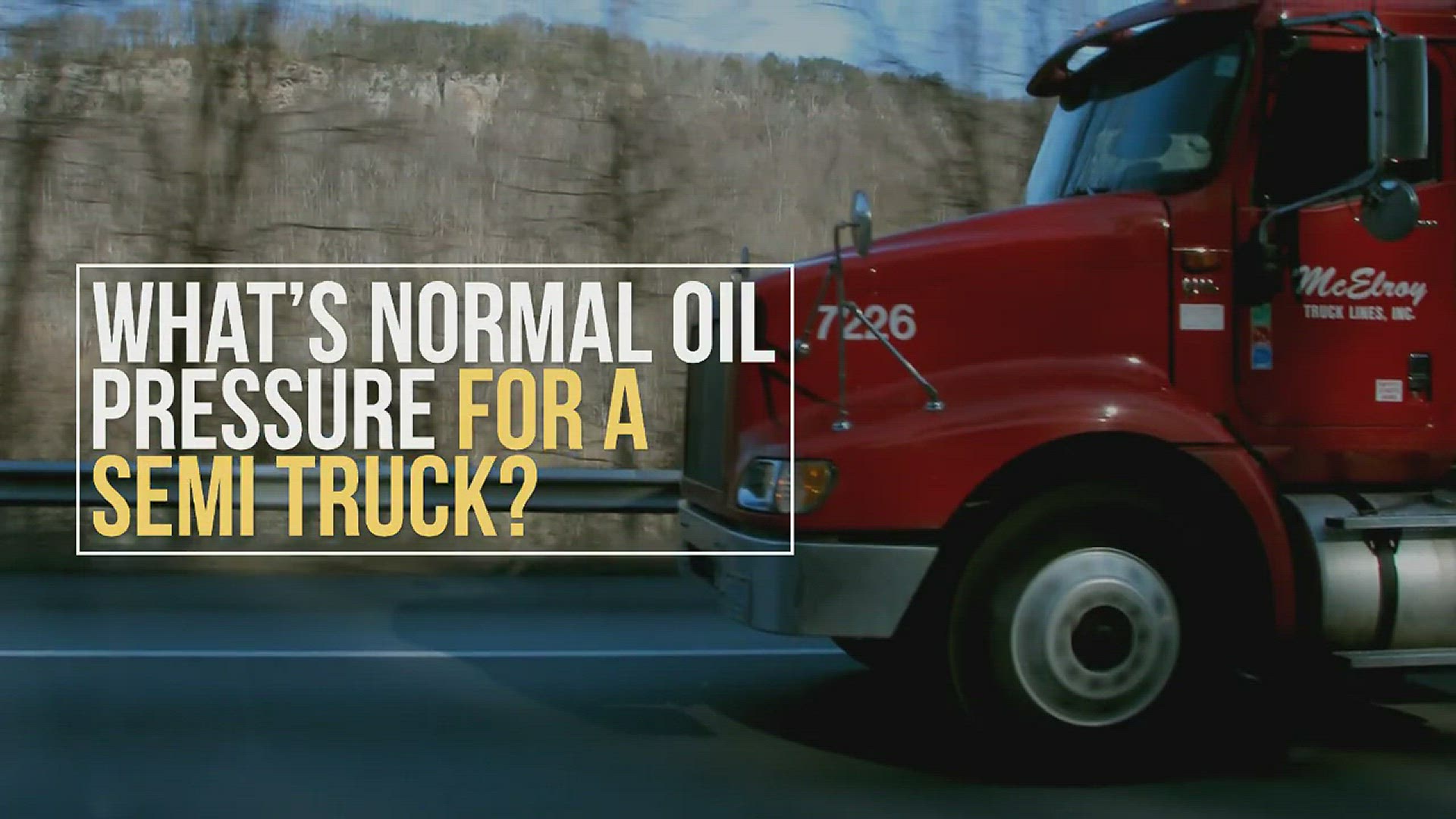 Video thumbnail for What’s Normal Oil Pressure For A Semi Truck?