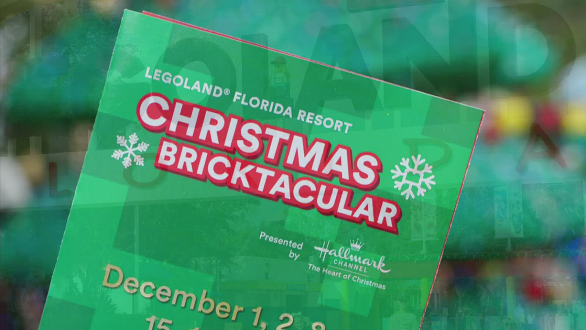 Video thumbnail for LEGOLAND Florida’s Christmas Bricktacular Event