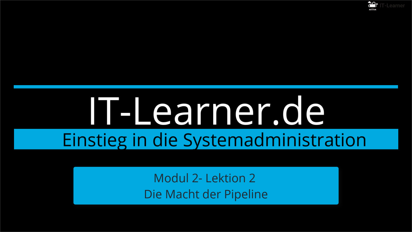 Video thumbnail for Die Macht der PowerShell Pipeline