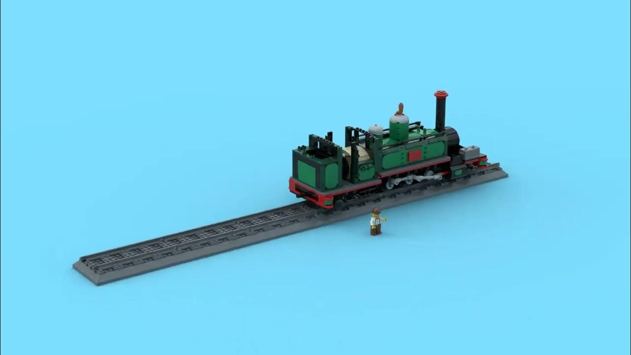 Montage Lego - Train de Retour vers le Futur (BTTF Train, MOC 880 pièces) 