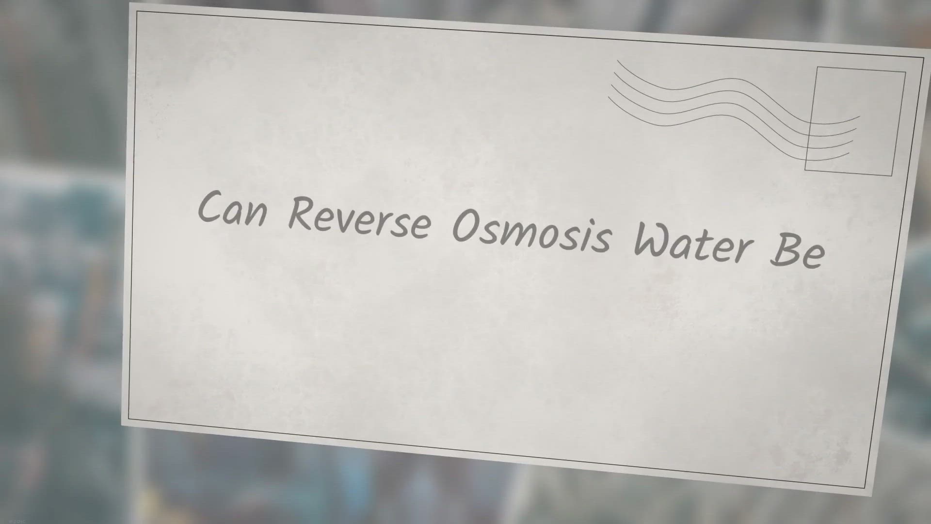 Video thumbnail for Can Reverse Osmosis Water Be Used In A Humidifier?