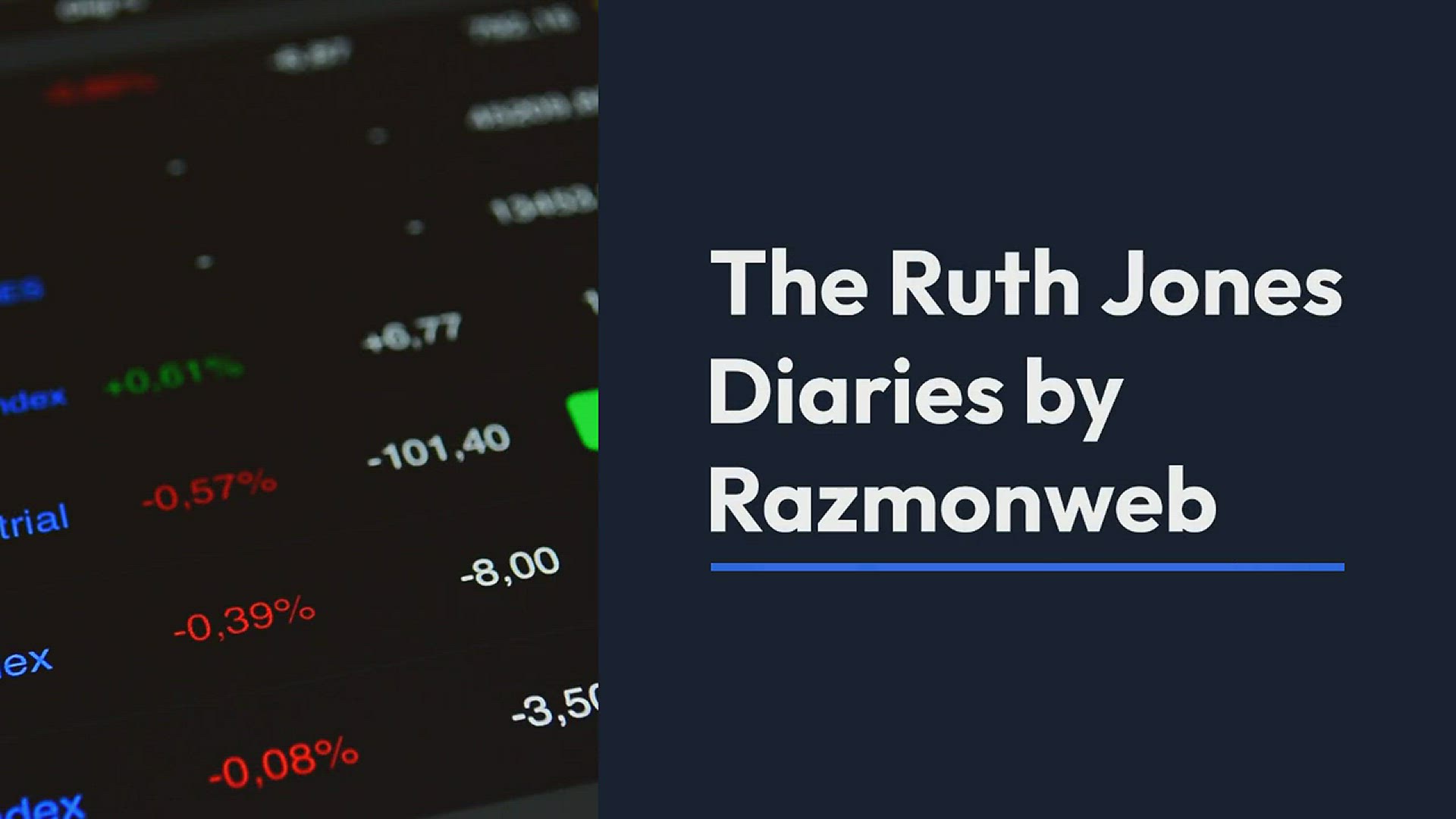 'Video thumbnail for Ruth Jones Diaries - Razmonweb'