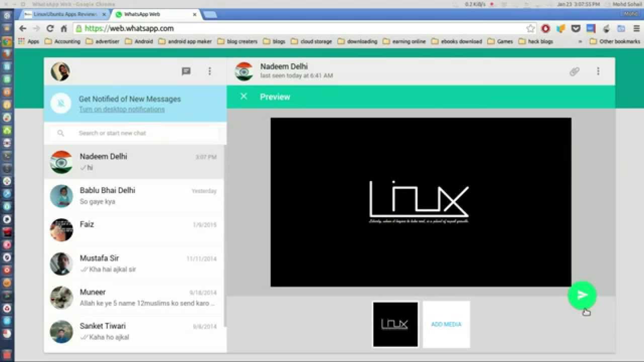 Video thumbnail for How to use whatsapp on web browser