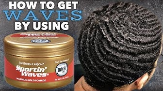 Video thumbnail for How To Get Waves With Sportin' Waves Pomade: Wave Grease Hair Tutorial