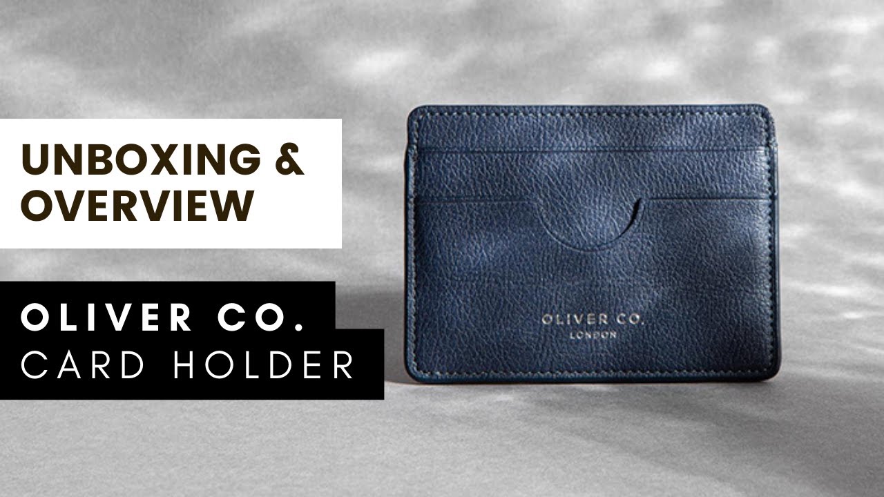 Video thumbnail for Oliver Co. London Slim Card Holder [Unboxing & Overview]