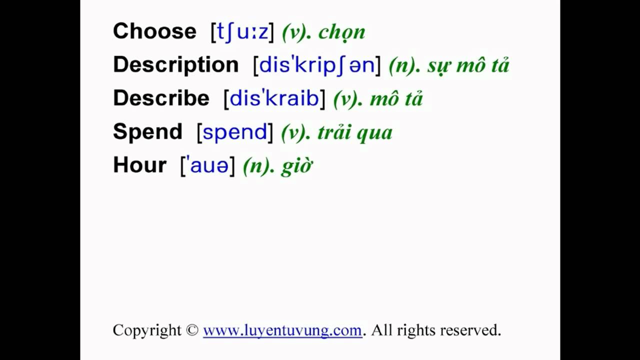 'Video thumbnail for Learn English Vocabulary - Grade 6 - Unit 07 - Lesson 01'