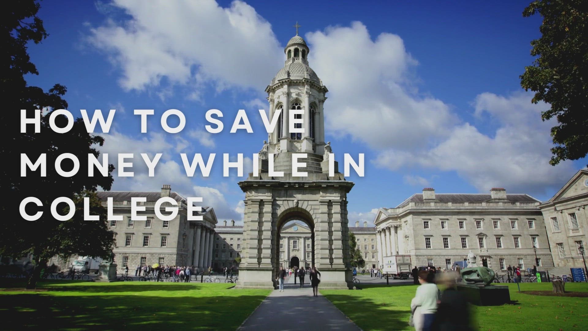 'Video thumbnail for How To Save Money While In College'