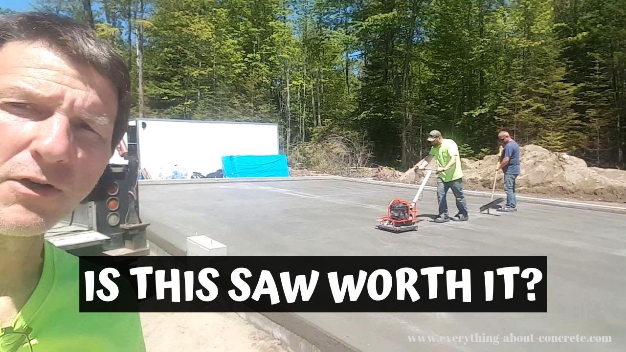 'Video thumbnail for The Fastest Way To Saw Cut Your Expansion/Contraction Joints In Concrete Floors & Slabs'