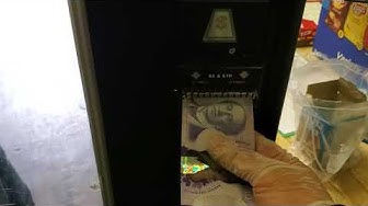 Video thumbnail for Can Vending Machine Take 10 dollars bill?
