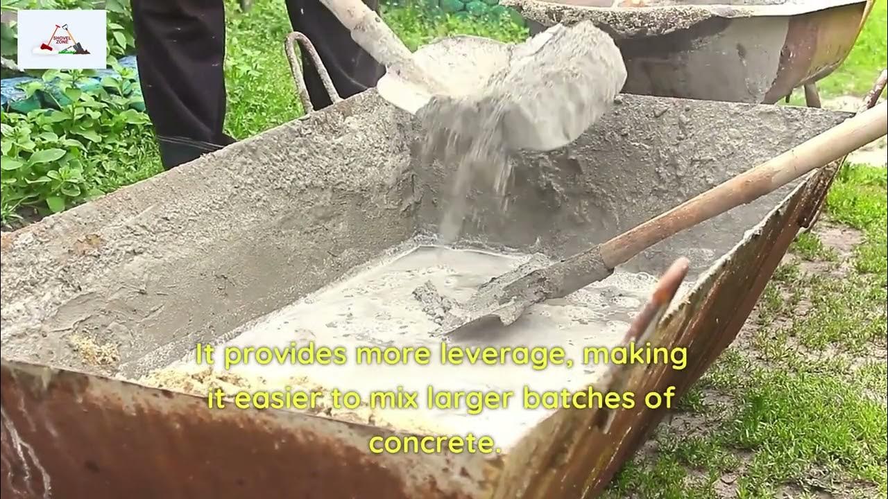 Video thumbnail for Shovel Choices for Mixing Cement
