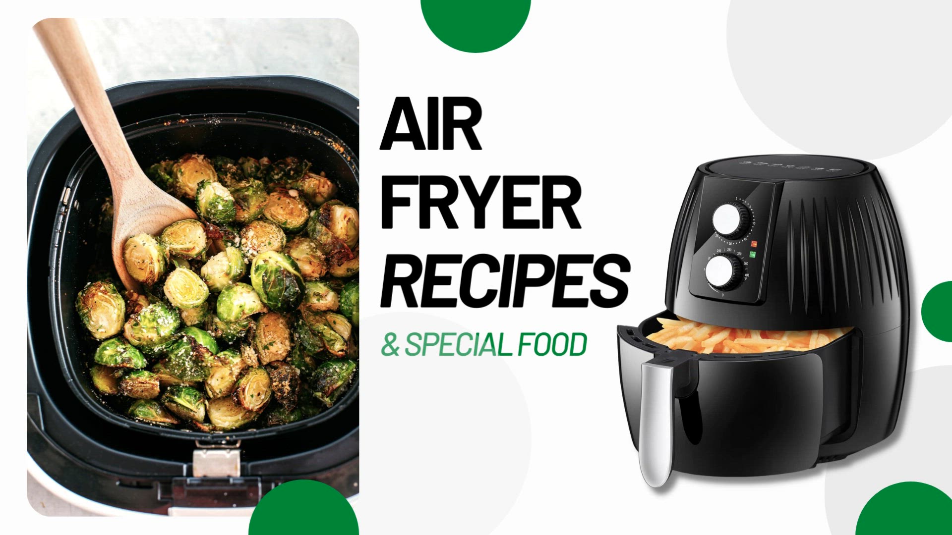 'Video thumbnail for Air Fryer Recipe - Garlic Parmesan Brussels Sprouts'