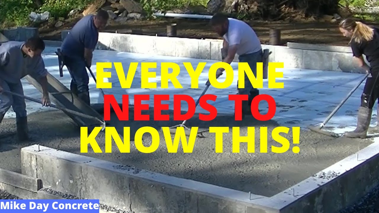 'Video thumbnail for What Most People Don't Know About Pouring Concrete Floors (Now You'll Know)'