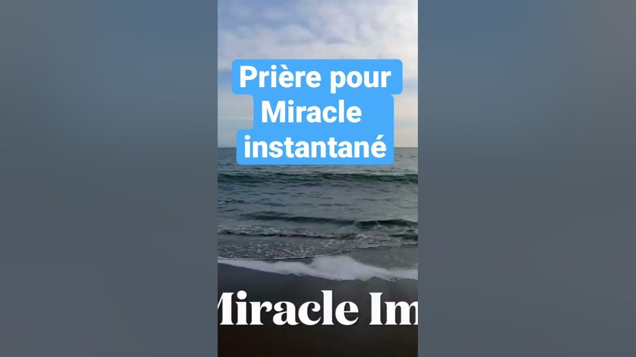 'Video thumbnail for Prière Pour un Miracle Immédiat￼ [extrait]'