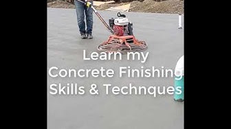 'Video thumbnail for Concrete Finishing Techniques Training #shorts'