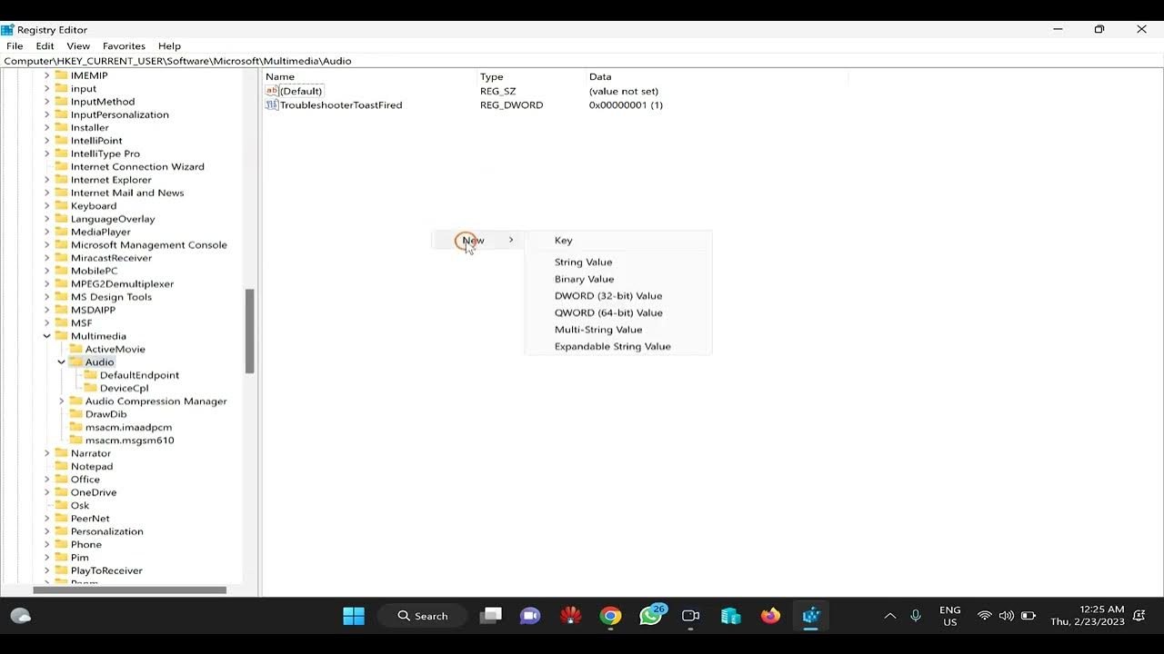 'Video thumbnail for How to Enable or Disable Mono Audio in Windows 11 or 10 using Registry Editor?'