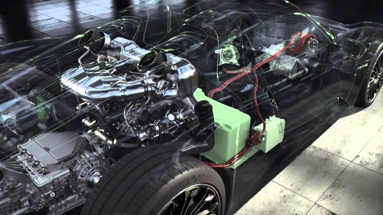 'Video thumbnail for Porsche 918 Spyder - Tecnologia da motorização'