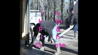 'Video thumbnail for Diy Garage Floor Pour #Shorts'
