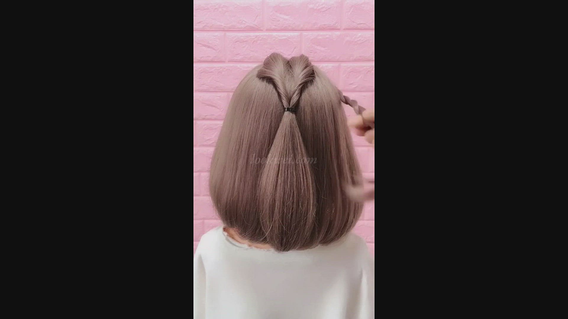 Video thumbnail for Hairstyles tutorial, hairstyles for long hair, Medium hair styles-18