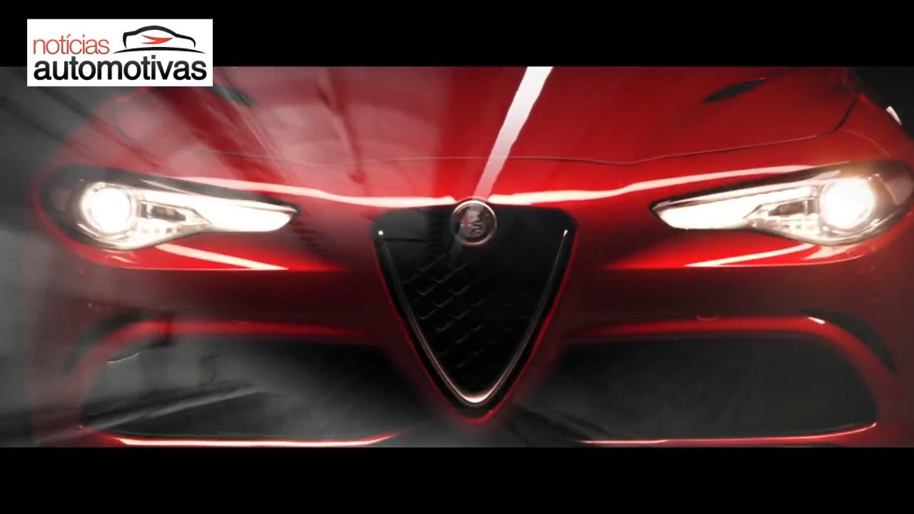 'Video thumbnail for Novo Alfa Romeo Giulia 2016 - NoticiasAutomotivas.com.br'