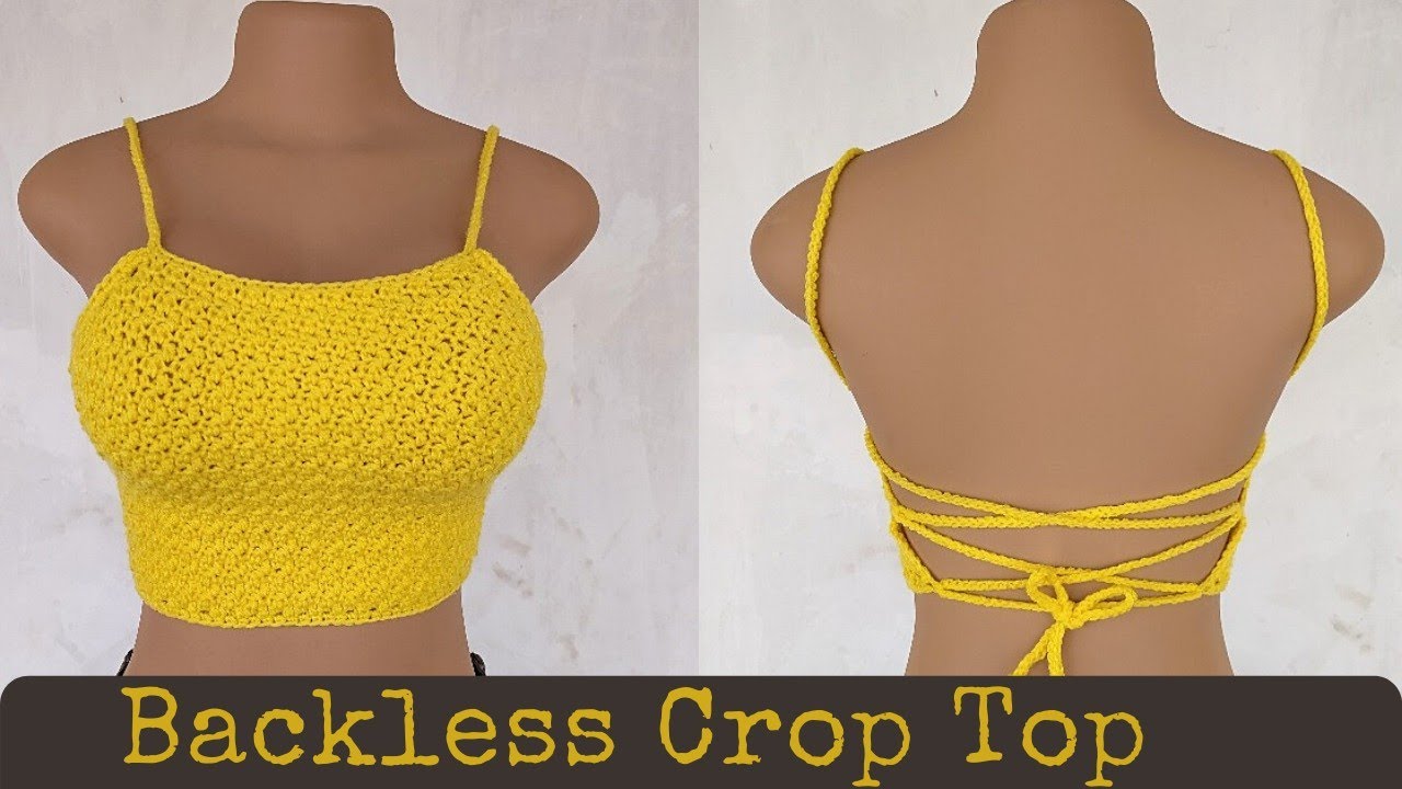 Crochet Heart Shaped Crop Top Pattern